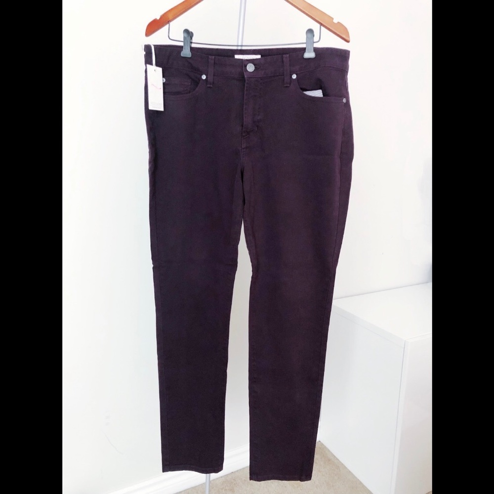 NWT Original Rise Skinny Jeans Eggplant Purple